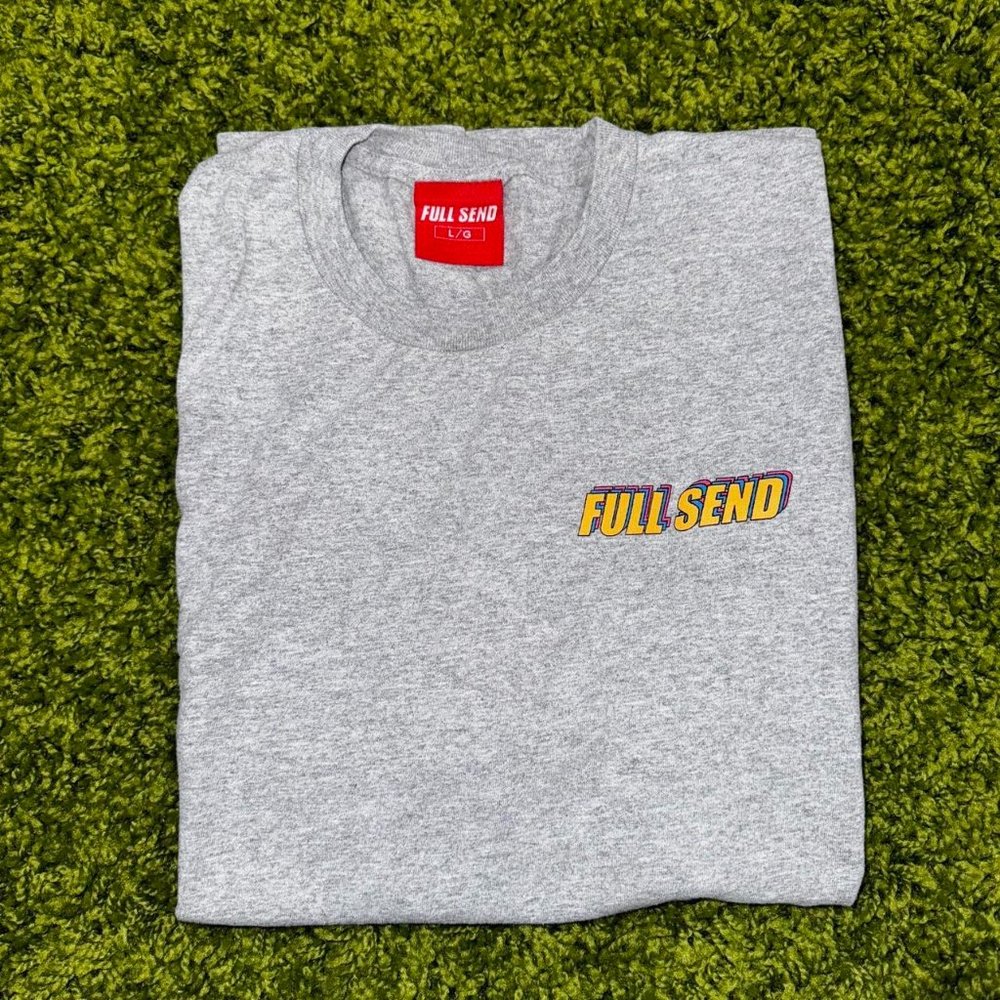 Full Send by NELK Tee Size Large (20Wx27.5L)